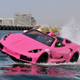 pink jet car dubai